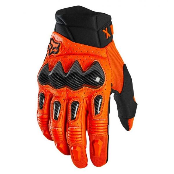 Gloves MX-Enduro Fox Racing Bomber Orange Fluo MX Gloves 2021