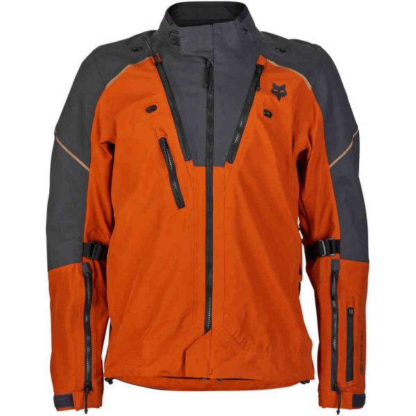 Geci Moto Textil Fox Racing Geaca Moto Textila Defend Gore Tex Adv Orange/Grey 2024