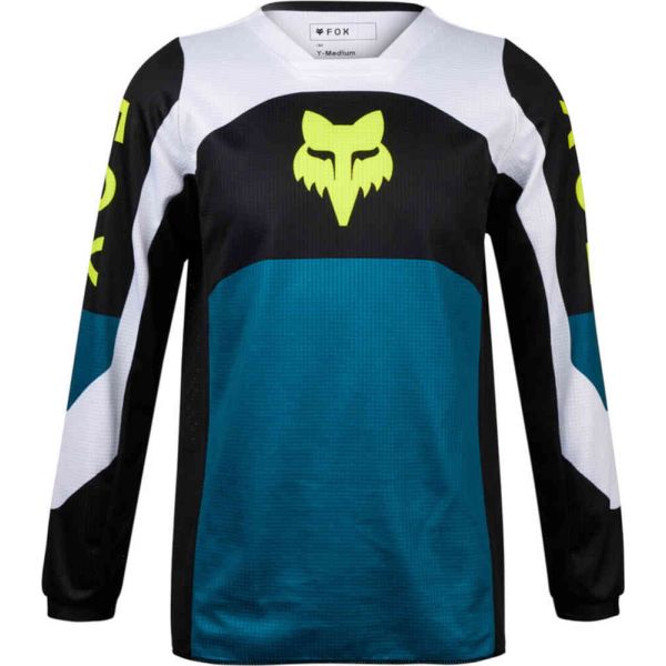 Tricouri MX-Enduro Copii Fox Racing Tricou Moto MX/Enduro Copii 180 Nitro Maui Blue 23