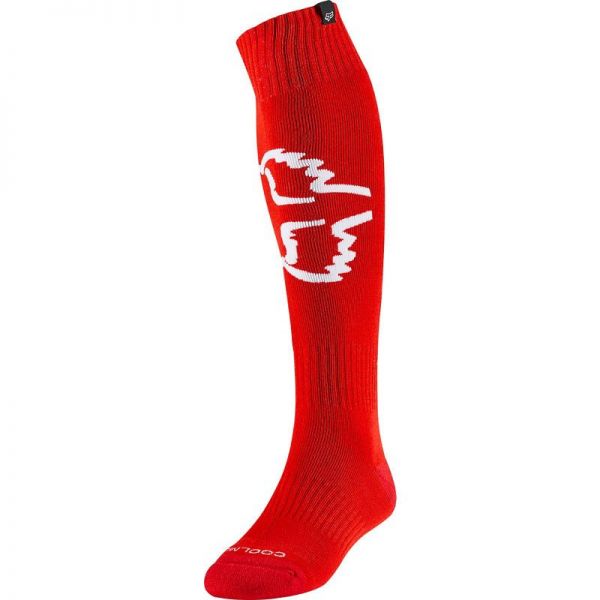Sosete MX-Enduro Fox Racing Sosete Coolmax Thick Prix Red/Black