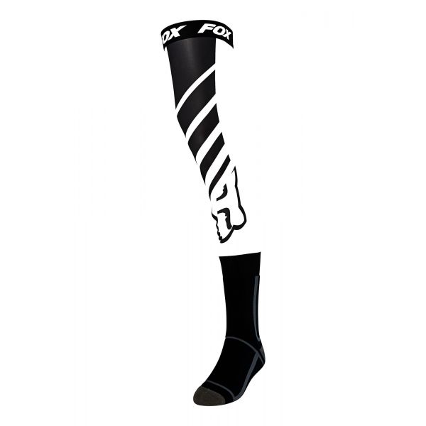 Sosete MX-Enduro Fox Racing Sosete MX Knee Brace Mach One Negru/Alb