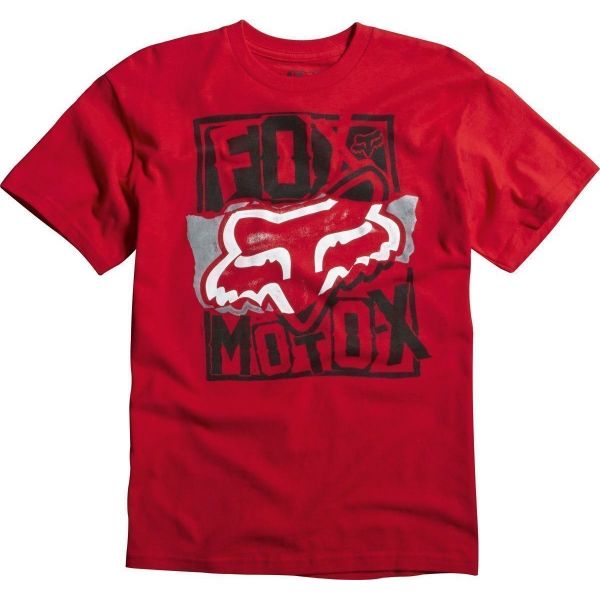 Imbracaminte Copii Fox Racing Tricou Copii Data Overload Red