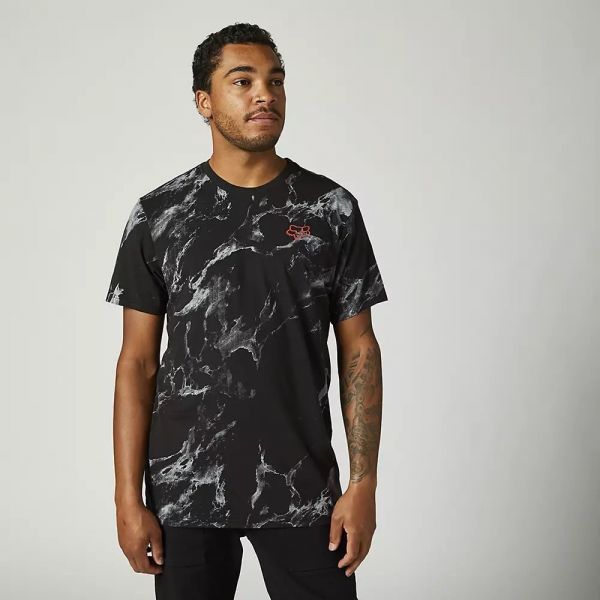Tricouri/Camasi Casual Fox Racing Tricou Karrera Head Premium Black