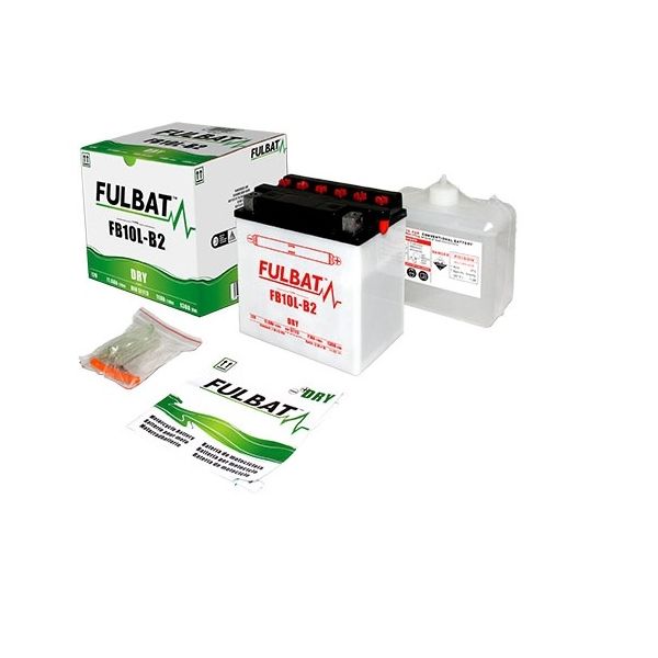 Maintenance Battery Fulbat Conventional Lead Acid Battery incl. Acid Pack FB4L-B (YB4L-B)