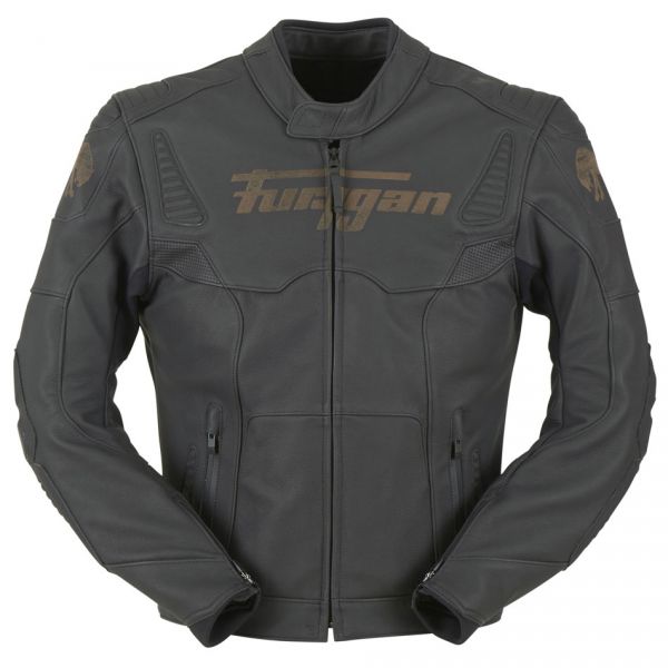 Geci Moto Piele Furygan Geaca Moto Piele Sherman Black 2022