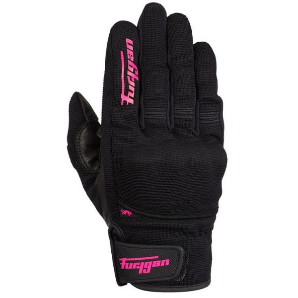 Manusi Moto Dama Furygan Manusi Moto Dama Textile/Piele 4486-150 Jet D3O Black-Pink