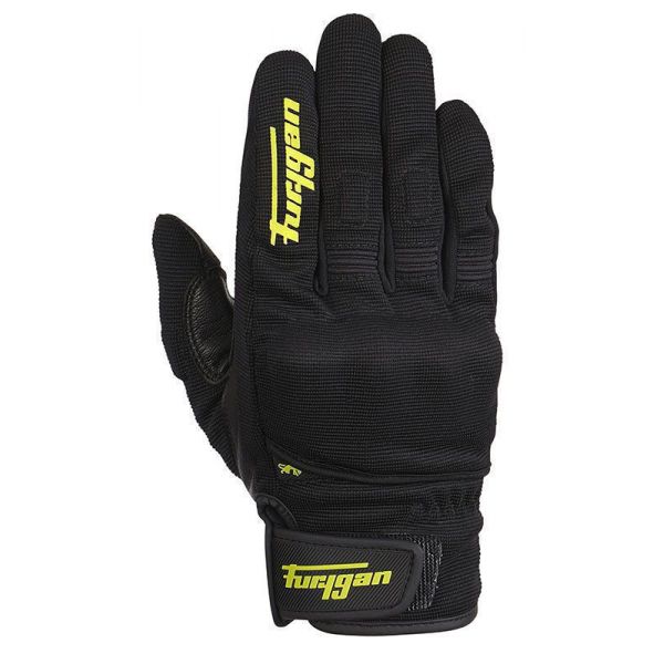 Manusi Moto Sport si Piele Furygan Manusi Moto Textile/Piele 4485-131 JET D3O Black/Fluo Yellow