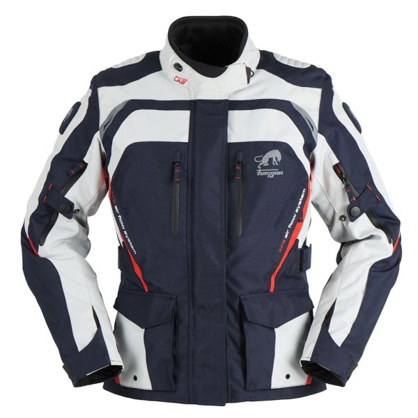 Geci Moto Textil - Dama Furygan Geaca Moto Textila Dama Apalaches Blue/Pearl/Red 6412-557