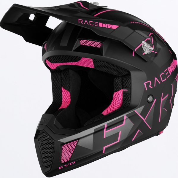Casti Snowmobil FXR Casca Moto Enduro/Snow Clutch Evo Electric Pink