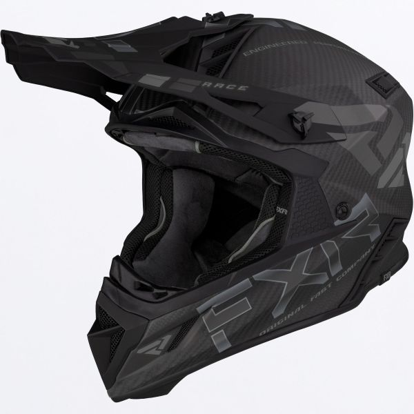 Casti Cross-Enduro FXR Casca Moto Enduro/Snow Helium Carbon With D-Ring Alloy