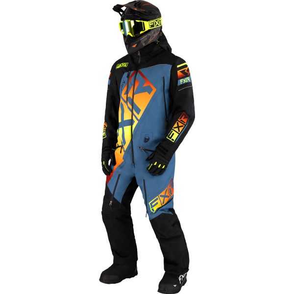 Combinezoane Snow FXR Combinezon Snowmobil CX Lite Black/Steel/Inferno