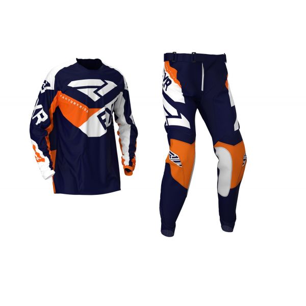 Combo MX Enduro FXR Combo MX Podium Midnight/White/Orange 2020