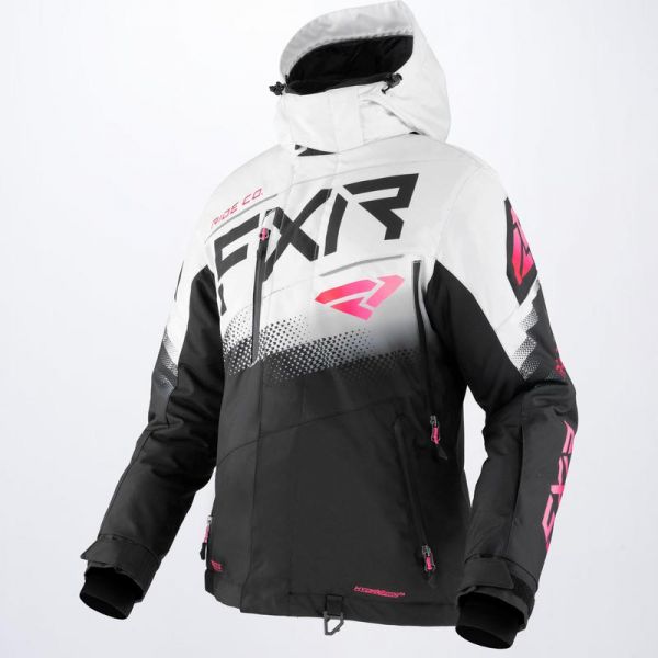 Geci Snowmobil - Dama FXR Geaca Snowmobil Dama Boost FX Black/White/Raspberry Fade