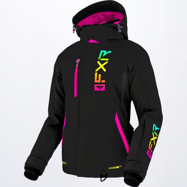 Geci Snowmobil - Dama FXR Geaca Snowmobil Dama Evo FX Black/Sherbert
