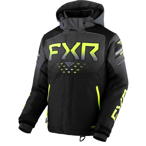 Kids Jackets FXR Ch Helium Jacket Black/Char Fade/HiVis