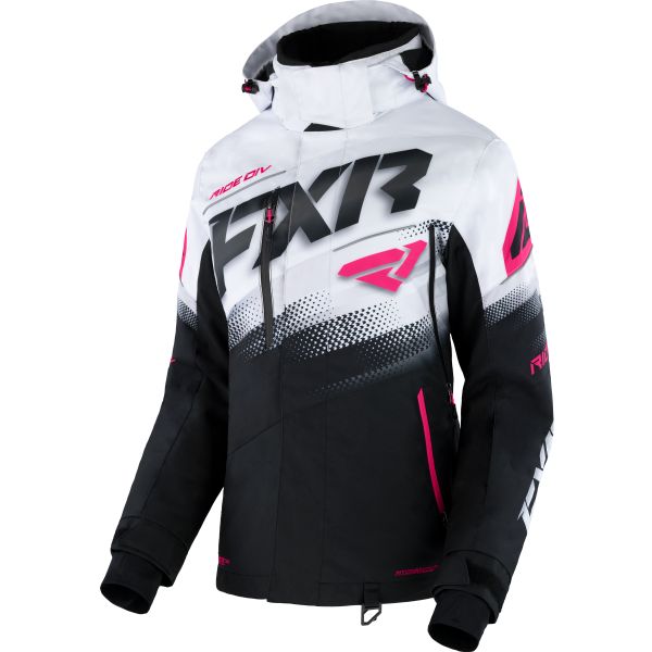 Geci Snowmobil - Dama FXR Geaca Snowmobil Dama Boost FX Black/White/Fuchsia