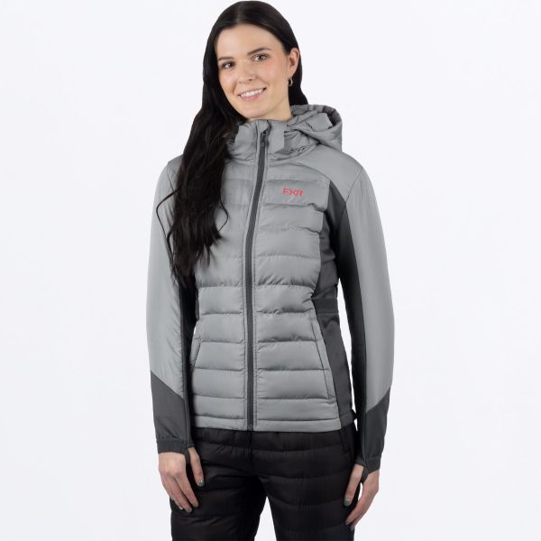 Underlayer Snow FXR Geaca Dama Phoenix Quilted Grey/Charcoal 24