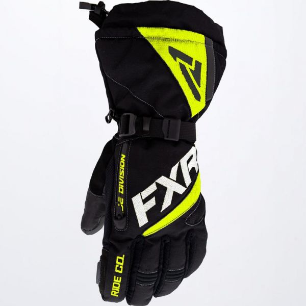 Manusi Snowmobil FXR Manusi Snowmobil Fuel Black/Hi Vis