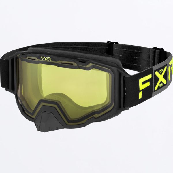 Ochelari Snowmobil FXR Ochelari Snowmobil Maverick Black/Char/Hi-Vis Yellow Lens23