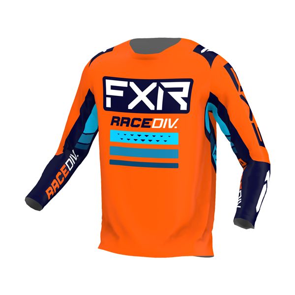 Tricouri MX-Enduro FXR Tricou Enduro Clutch Pro Orange/Midnight