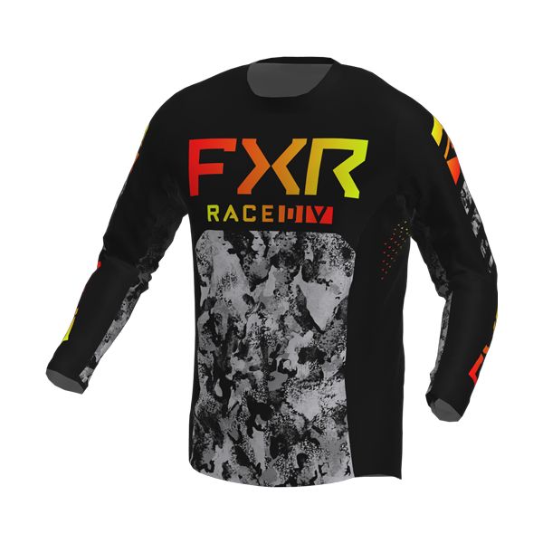 Kids Jerseys MX-Enduro FXR Yth Podium MX Jersey Acid Inferno