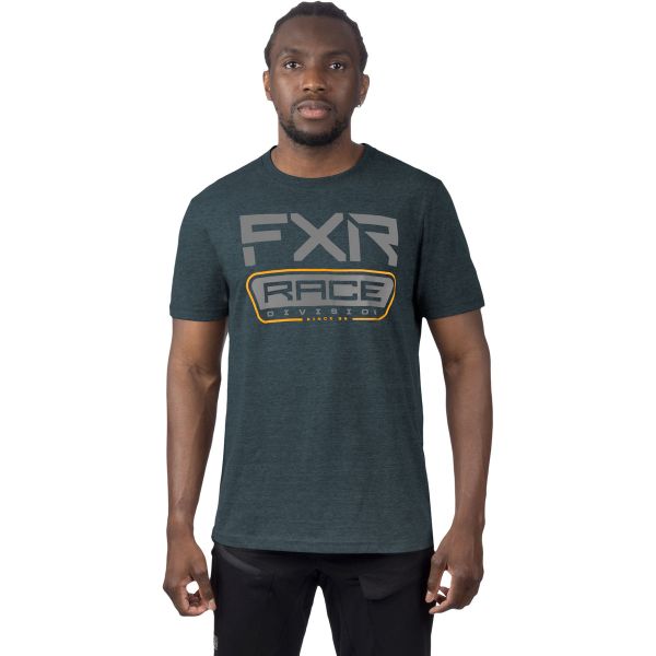 Tricouri/Camasi Casual FXR Tricou Race Division Premium Dark Steel/Grey 24