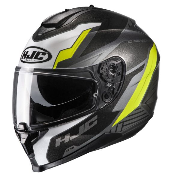 Casti Moto Integrale HJC Casca Moto Full-Face C70 Silon Black/Yellow Fluo