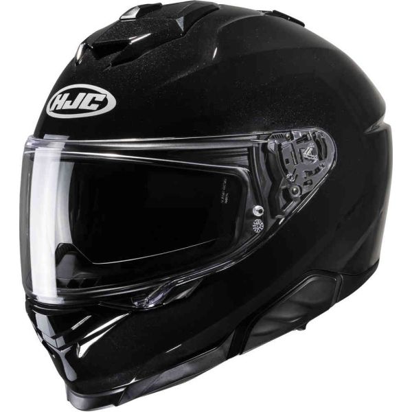 Casti Moto Integrale HJC Casca Moto Full-Face/Integrala i71 Solid Negru Lucios 24