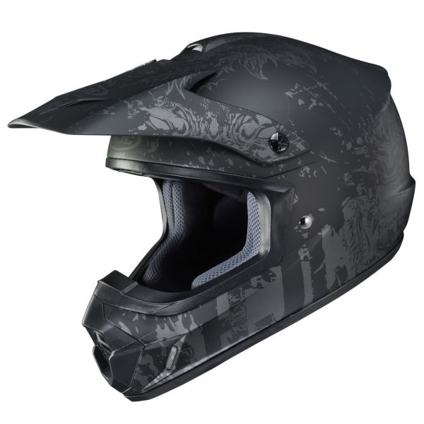 Casti Cross-Enduro HJC Casca Moto Enduro CS-MX II Creeper Black