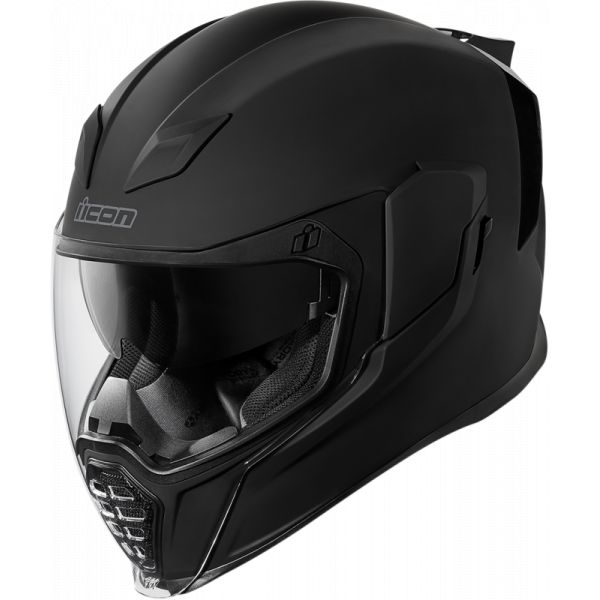 Casti Moto Integrale Icon Casca Moto Full-Face Airflite Rubatone Matte Black