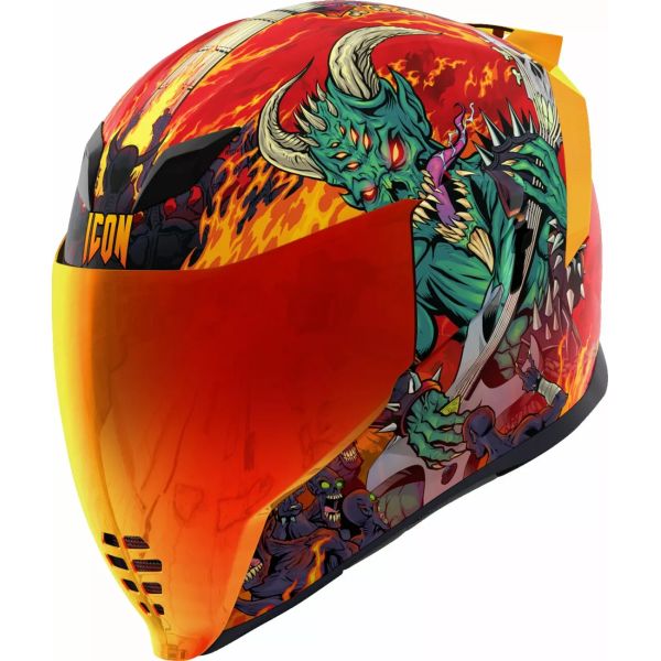 Casti Moto Integrale Icon Casca Moto Full-Face/Integrala Airflite MIPS Blegh Red 25
