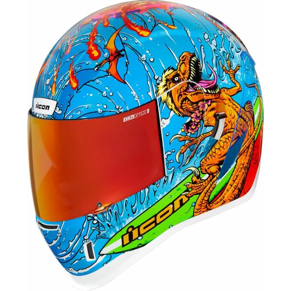 Casti Moto Integrale Icon Casca Moto Full-Face/Integrala Airform Dino Fury Blue 25