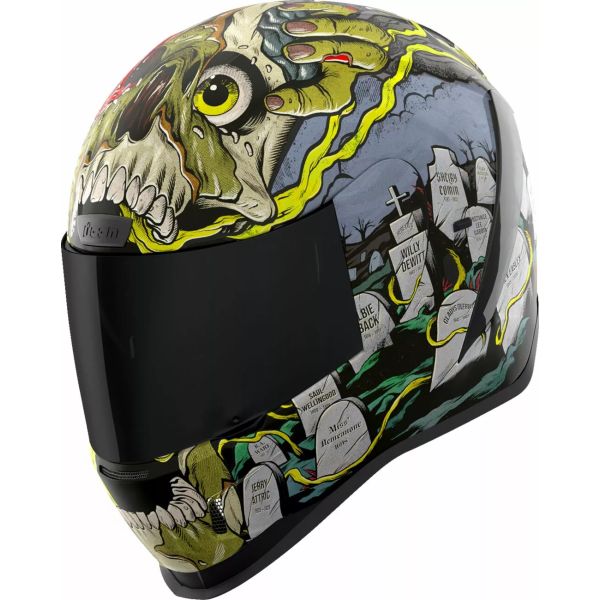 Full face helmets Icon Full-Face Moto Helmet Airform MIPS Dead Serious Black 25