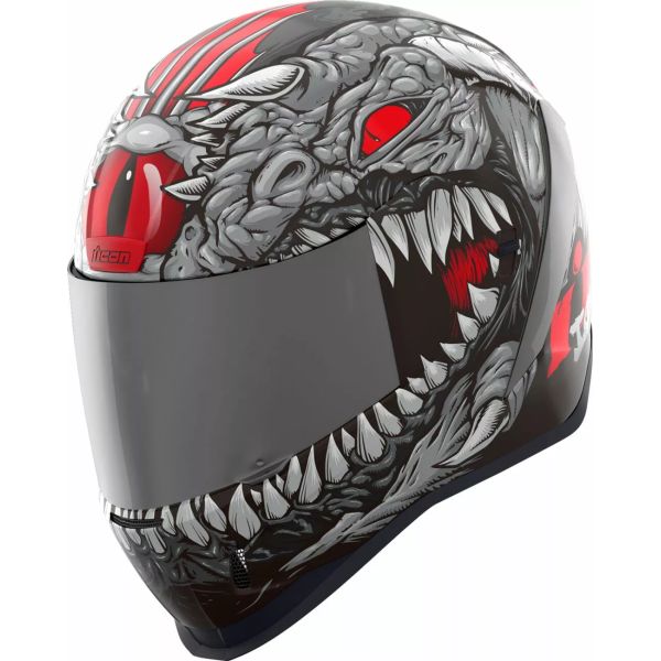 Casti Moto Integrale Icon Casca Moto Full-Face/Integrala Airform MIPS Kryola Kreep Silver 25