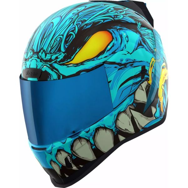 Full face helmets Icon Full-Face Moto Helmet Airform MIPS Manik'RR Blue 25