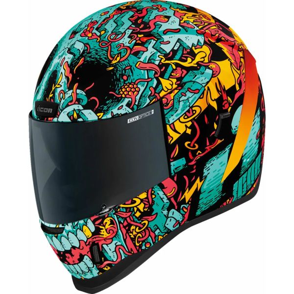 Casti Moto Integrale Icon Casca Moto Full-Face/Integrala Airform MIPS Munchies Blue 25