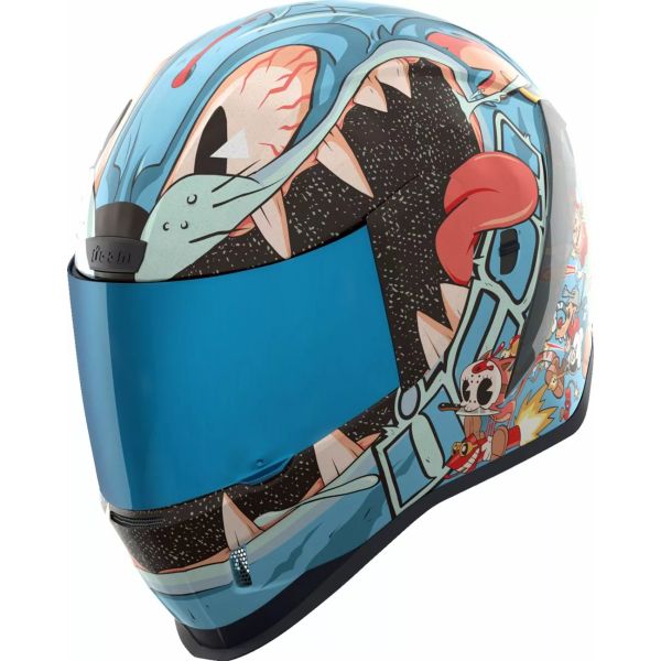 Full face helmets Icon Full-Face Moto Helmet Airform MIPS Nine Lives Blue 25