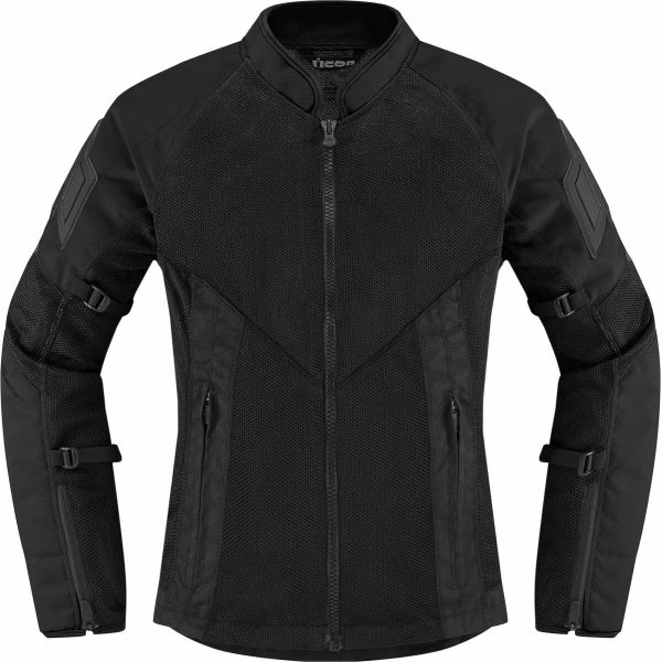 Textile Womens Jackets Icon Women Textile Jacket Mesh AF Black 25