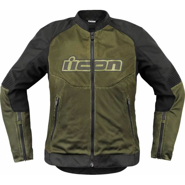 Textile Womens Jackets Icon Lady Textile Moto Jacket Overlord 3 Mesh Green 25