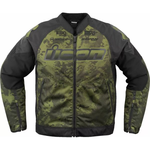 Textile jackets Icon Textile Moto Jacket Overlord 3 Magnacross Green 25
