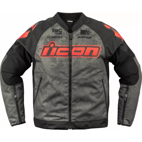 Textile jackets Icon Textile Moto Jacket Overlord 3 Magnacross Grey 25