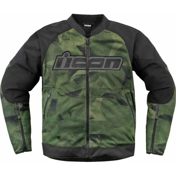 Textile jackets Icon Textile Moto Jacket Overlord 3 Mesh Camo Green  25