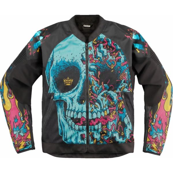 Textile jackets Icon Textile Moto Jacket Overlord 3 Mesh Munchies Teal 25