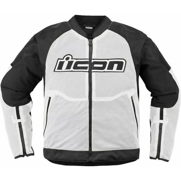 Textile jackets Icon Textile Moto Jacket Overlord 3 Mesh White 25