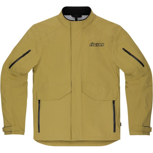 Textile jackets Icon Waterproof Moto Textile Stormahawk Jacket Tan