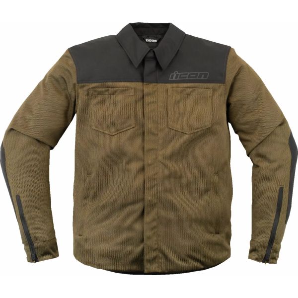 Textile jackets Icon Textile Moto Jacket Upstate Mesh CE Green 25