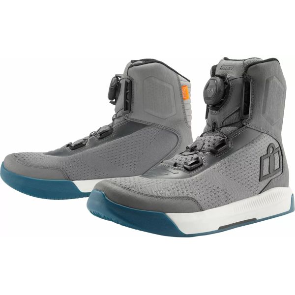 Short boots Icon Moto Boots Overlord Vented CE Grey 25