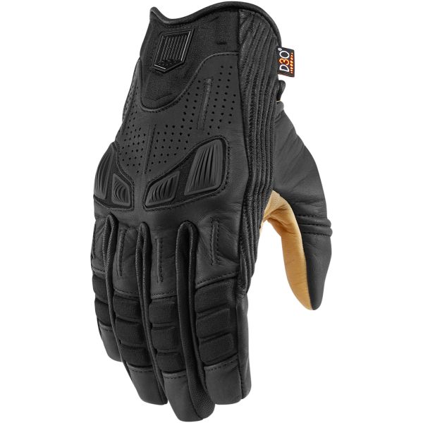 Manusi Moto Sport si Piele Icon Manusi Moto Piele Axys Black