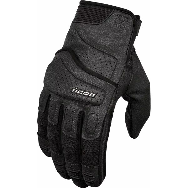 Manusi Moto Dama Icon Manusi Moto Piele Dama Superduty 3 Black 25