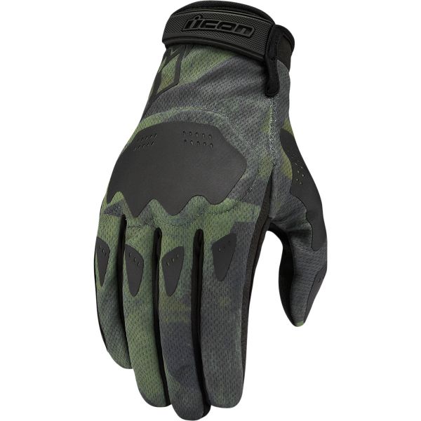 Gloves Racing Icon Moto Textile Gloves Athem Ce Bscar Green